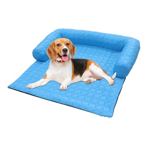 Dtaigou Hundekühlmatte - Hunde Kühlmatte Indoor Schlafunterlage für Hunde und Katzen - Waschbare Kissenauflage Für Haustiere U-Form Kissen Katzenbett Für Kleine Und Mittlere Katzen Welpen Drinnen von Dtaigou
