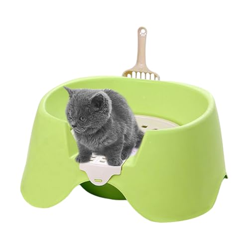 Dtaigou Katzenklo - Großes Katzenklo mit Antihaft-Beschichtung,Offene Katzentoilette Mit Rand Für Kleine Wohnungen Haushalt Tierheim Katzentoilette Junge Katzen Kaninchen Dtaigou Katzenklo - Großes Katzenklo mit Antihaft-Beschichtung,Offene Katzentoilette Mit Rand Für Kleine Wohnungen Haushalt Tierheim Katzentoilette Junge Katzen Kaninchen von Dtaigou