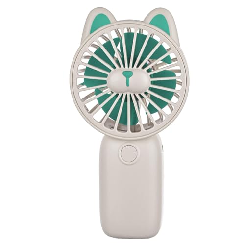 Dtaigou Reiseventilator Handheld, tragbarer Handventilator für Reisen, Handventilator für unterwegs, Kühlender elektrischer Ventilator, wiederaufladbarer USB-Ventilator, leiser von Dtaigou