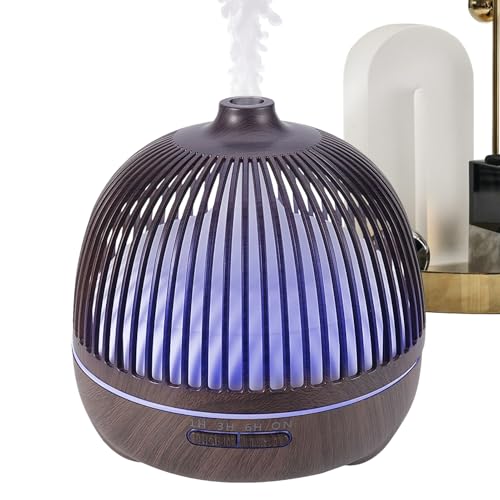 Dtaigou Schlafzimmer Luftbefeuchter | Ultraschall Luftbefeuchter Mit Holzoptik Kaltnebel Timer | 550ml Ultraschall Luftverbesserer Nebel für Haushalt Zuhause Wohnzimmer Büro und Hotel von Dtaigou