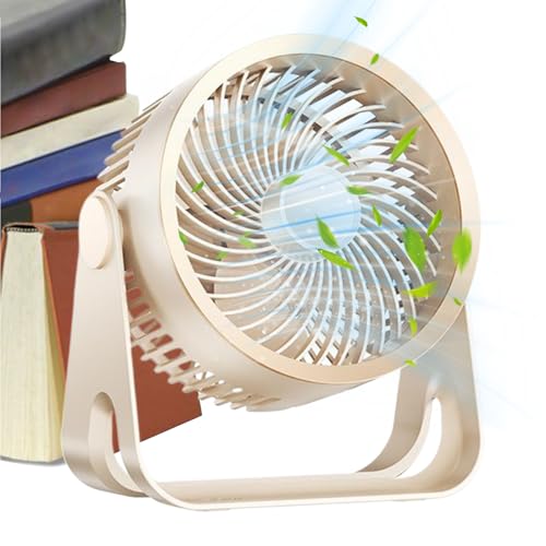 Dtaigou Schreibtisch-Ventilator, persönlicher Ventilator, wiederaufladbar, 360 Grad neigbar, 3 einstellbare Geschwindigkeiten, Sommerausrüstung für, Mädchen, Studenten, Teenager, Erwachsene Dtaigou Schreibtisch-Ventilator, persönlicher Ventilator, wiederaufladbar, 360 Grad neigbar, 3 einstellbare Geschwindigkeiten, Sommerausrüstung für, Mädchen, Studenten, Teenager, Erwachsene von Dtaigou