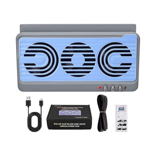 Dtaigou Solarenergie Auto Ventilator,Solar Ausstellfenster Lüfter Für Auto | Leiser Luftzirkulator Fahrzeugbelüftung Für SUV LKW Dtaigou Solarenergie Auto Ventilator,Solar Ausstellfenster Lüfter Für Auto | Leiser Luftzirkulator Fahrzeugbelüftung Für SUV LKW von Dtaigou