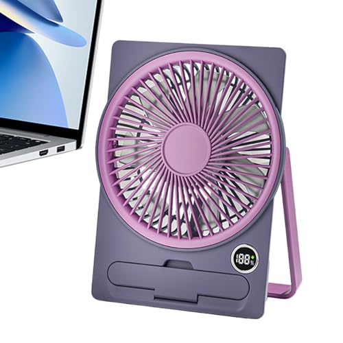 Dtaigou Tischventilator,Kompakter Ventilator - Persönliches USB-Kühlsystem Mit LCD-Digitaldisplay Tragbar Aufhängbar Stehbar Für Küche Büro Schlafzimmer Studentenzimmer Dtaigou Tischventilator,Kompakter Ventilator - Persönliches USB-Kühlsystem Mit LCD-Digitaldisplay Tragbar Aufhängbar Stehbar Für Küche Büro Schlafzimmer Studentenzimmer von Dtaigou