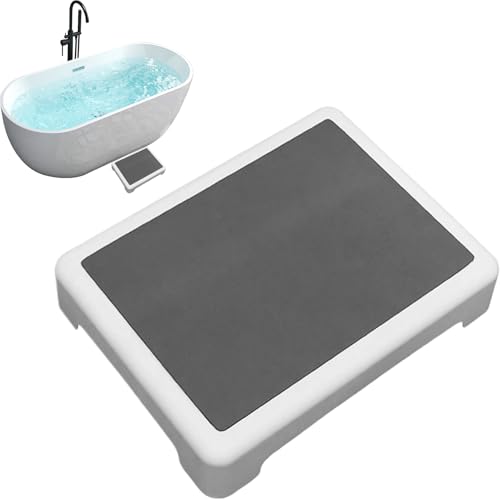Dtaigou Toilettenhocker | Wasserabsorbierender Badewannen Hocker | Stabiler Hocker Für Wohnung Mietwohnung Studentenwohnheim Unter Schreibtisch von Dtaigou