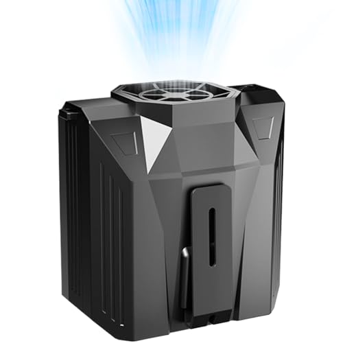 Dtaigou Tragbarer Gürtelventilator - Persönlicher Hüftventilator | 4 Geschwindigkeitsstufen 4000mAh Kühlung Für Wandern Camping von Dtaigou