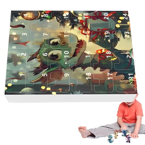 Dtaigou Weihnachts Countdown Kalender | 24 Tage Weihnachten 2D Acryl Drachenschmuck 2025 | Dekorative Festliche Deko Für Auto Party Wohnzimmer Eingang Fenster Sammler Kinder Erwachsene Dtaigou Weihnachts Countdown Kalender | 24 Tage Weihnachten 2D Acryl Drachenschmuck 2025 | Dekorative Festliche Deko Für Auto Party Wohnzimmer Eingang Fenster Sammler Kinder Erwachsene von Dtaigou