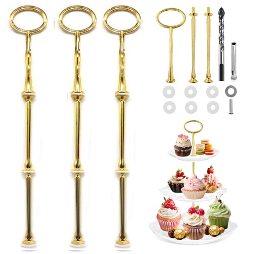 Dtoterul Etageren Stangen Set Gold 3 Stück Etagere Bausatz Stäbe Für Etageren Bastelset Gestänge für Metallstange Etagere Oval etageren Selber Machen Dtoterul Etageren Stangen Set Gold 3 Stück Etagere Bausatz Stäbe Für Etageren Bastelset Gestänge für Metallstange Etagere Oval etageren Selber Machen von Dtoterul