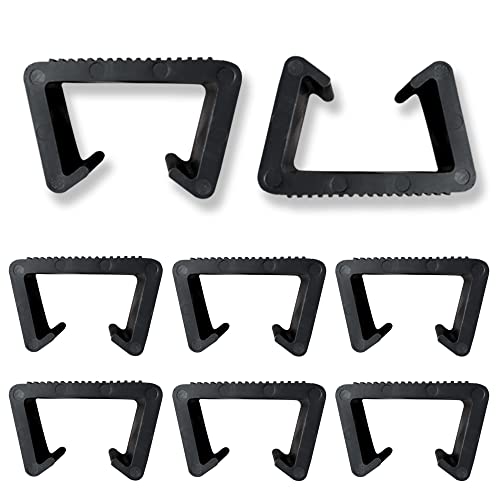 Dtoterul Gartenmöbel Verbinder 8 Stück Möbel Verbinder Kunststoff Rattan Möbel Verbinder Klemmern Sofa Clip Halteklammern Möbel Lounge Verbinder Möbel Klemmern für Outdoor Couch Patio Möbe von Dtoterul