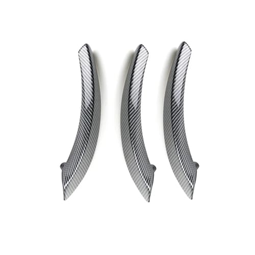 türgriff auto innen Auto-Innentürverkleidung Griff Pull Handläufe Verkleidungsabdeckung Für X5 Für X6 E70 E71 E72 2008 2009 2010 2011 - 2013 ABS Carbon Textur Autoinnentürgriffe(3pcs L-handle cover) von Dtpnoa