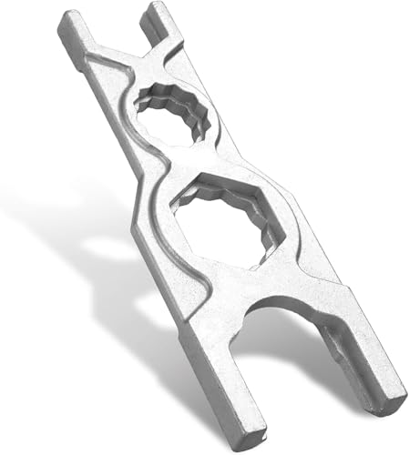 7-3/4 Spud Wrench Flush Valve Wrench with Ergonomic Design - Smooth Jawed to Prevent Chrome Damage, Multiple Wrench for Servicing & Installing Flushometers Spud 7-3/4 Spud Wrench Flush Valve Wrench with Ergonomic Design - Smooth Jawed to Prevent Chrome Damage, Multiple Wrench for Servicing & Installing Flushometers Spud von Dtructiew