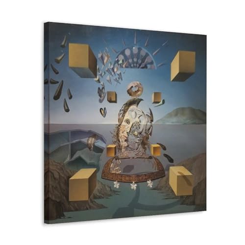 Salvador Dali Malerwerk (Galatée) Poster Kunstwerke Kunstdruck Wandkunst Gemälde Leinwand Geschenk Dekor Zuhause dekorativ 70 x 70 cm von DuBom