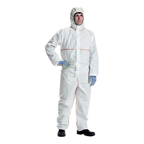 DuPont ProShield 20 SFR | Schutzanzug mit Kapuze, Kategorie III, Typ 5, 6 und EN 14116 Index 1| Weiß | Größe XXL DuPont ProShield 20 SFR | Schutzanzug mit Kapuze, Kategorie III, Typ 5, 6 und EN 14116 Index 1| Weiß | Größe XXL von DuPont