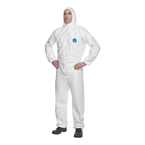 DuPont Tyvek 200 EasySafe | Chemikalienschutzkleidung mit Kapuze, Kategorie III, Typ 5 und 6 | Weiß | Größe M DuPont Tyvek 200 EasySafe | Chemikalienschutzkleidung mit Kapuze, Kategorie III, Typ 5 und 6 | Weiß | Größe M von DuPont
