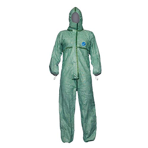 DuPont Tyvek 600 Plus Grün | Chemikalienschutzkleidung mit Kapuze und Überklebte Nähte, Kategorie III, Typ 4-B, 5-B und 6-B | Grün | Größe M, 100 Stück DuPont Tyvek 600 Plus Grün | Chemikalienschutzkleidung mit Kapuze und Überklebte Nähte, Kategorie III, Typ 4-B, 5-B und 6-B | Grün | Größe M, 100 Stück von DuPont