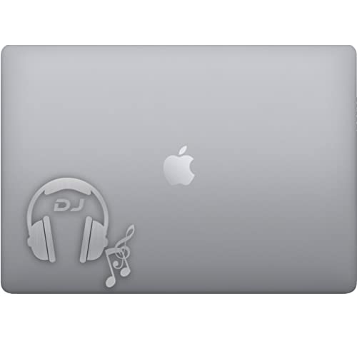 DualColorStampe Aufkleber DJ Konsole Musik Zubehör für PC Auto Tuning Sticker Lustige Sticker Decal - Vinyl Farbe wählbar Code P0069 (Silber) von DualColorStampe
