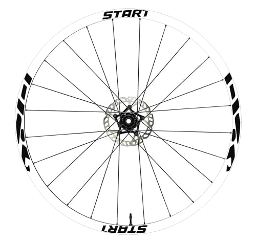 DualColorStampe Aufkleber Felgen 26"" - 27,5"" - 28-29"" Zoll Fahrrad MTB Bike Aufkleber Felgen MOUNTAIN BIKE COD. B0157 (28-29 Zoll, matt) von DualColorStampe