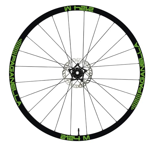 DualColorStampe Aufkleber Felgen 26" - 27,5" - 28-29" Zoll Fahrrad MTB Bike Sticker Felgen MTB Paganella Code B0154 (28-29 Zoll, Lime 64) von DualColorStampe