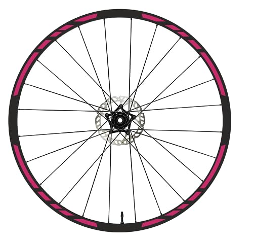 DualColorStampe Aufkleber Felgen MTB 26 Zoll - 27,5 Zoll - 28-29 Zoll Rad MTB Aufkleber MTB Felgen COD. B0097 (26 Zoll, Fuchsia 41) von DualColorStampe