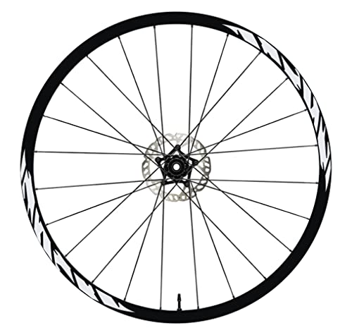 DualColorStampe Aufkleber kompatibel mit Cube Felgen 26 Zoll – 27,5 – 28 – 29 Zoll – Fahrrad MTB Bike Sticker Felgen MTB B0062 (28 – 29 Zoll, Weiß) von DualColorStampe