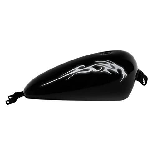 DualColorStampe Aufkleber kompatibel mit Harley-Davidson Tribal Tanktank DX-SX Sticker Moto Motorbike COD.M0144 (Silber) von DualColorStampe