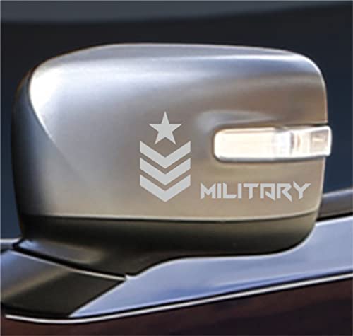 DualColorStampe Aufkleber kompatibel mit Jeep Renegade Wrangler Geländewagen Military US Army 4x4 Code 0194 (grau) von DualColorStampe