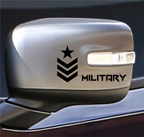 DualColorStampe Aufkleber kompatibel mit Jeep Renegade Wrangler Geländewagen Military US Army 4x4 Code 0194 (schwarz) von DualColorStampe