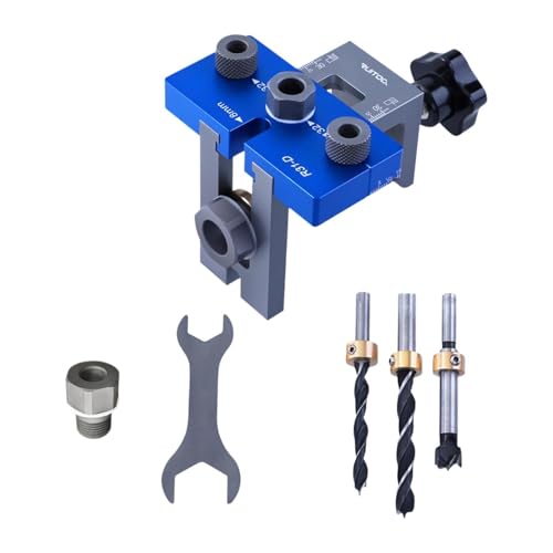 Dualoai 3 in 1 Dübel Jig Kitch Kit Metall Bohrführer Metall Locators, Carpentry Tools Template Template Kit Dualoai 3 in 1 Dübel Jig Kitch Kit Metall Bohrführer Metall Locators, Carpentry Tools Template Template Kit von Dualoai