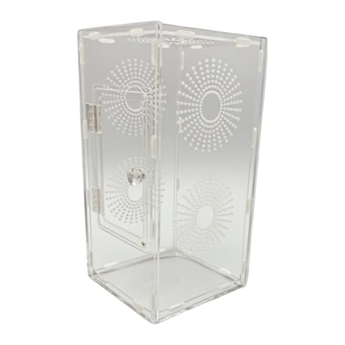 Dualoai Acryl Ausstellungsgehäuse für Kleine Reptilienhabitate, Durchsichtig, 360°, Strapazierfähig, Multifunktional, Brutkasten 6 X 6 X 12 Dualoai Acryl Ausstellungsgehäuse für Kleine Reptilienhabitate, Durchsichtig, 360°, Strapazierfähig, Multifunktional, Brutkasten 6 X 6 X 12 von Dualoai