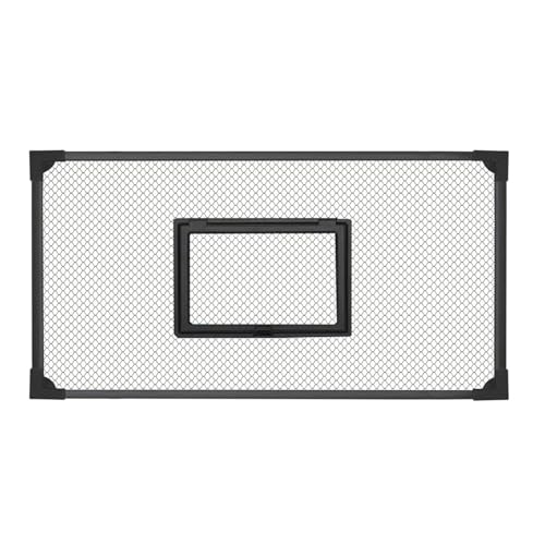 Dualoai Anti Sprung Aquariumabdeckung Aus Netzgewebe, DIY Aquariumabdeckung, Einfach zu Verwenden, 80x40cm von Dualoai
