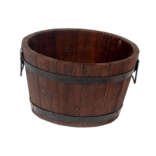 Dualoai Blumentopf Aus Holz für Den Innen Und Außenbereich mit Organizer Funktionalität, Mehrfarbig, Runden Dualoai Blumentopf Aus Holz für Den Innen Und Außenbereich mit Organizer Funktionalität, Mehrfarbig, Runden von Dualoai