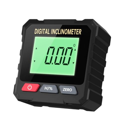 Dualoai Digitaler Neigungsmesser, Digitaler Winkelmesser, übersichtliches Display, Elektronische Wasserwaage für Den Bau von Dualoai