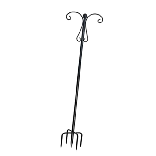 Dualoai Doppelter Schäferhaken Aufhängevorrichtung Gartenhaken Metallpflanzenständer Multifunktional Stabil Wetterfest für Balkon Garten Party Dekorationen, Mehrfarbig, 193 cm Dualoai Doppelter Schäferhaken Aufhängevorrichtung Gartenhaken Metallpflanzenständer Multifunktional Stabil Wetterfest für Balkon Garten Party Dekorationen, Mehrfarbig, 193 cm von Dualoai