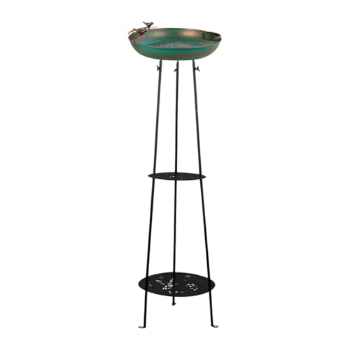 Dualoai Dreibein Vogelfutterspender für Den Garten, Vogelschale, Multifunktional, Kletterpflanze, Robustes Metall, 33 X 105 cm Dualoai Dreibein Vogelfutterspender für Den Garten, Vogelschale, Multifunktional, Kletterpflanze, Robustes Metall, 33 X 105 cm von Dualoai