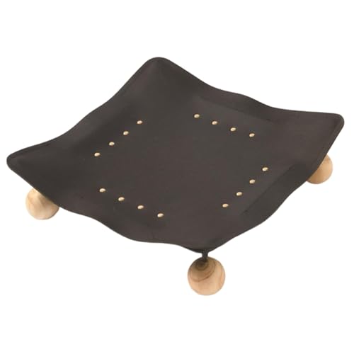 Dualoai Erhöhtes Haustierbett, Atmungsaktives Katzenhaus für Kleine Und Mittelgroße Katzen, Tragbares, Waschbares Campingbett, 57.5 X 57.5 X 7.5 cm von Dualoai