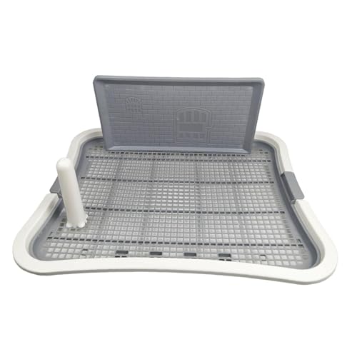 Dualoai Hundetoilette mit PIPI Pad Und Abnehmbarem Anti Mesh PIPI Halter für Welpentraining Und Haustiere, Weiß Dualoai Hundetoilette mit PIPI Pad Und Abnehmbarem Anti Mesh PIPI Halter für Welpentraining Und Haustiere, Weiß von Dualoai