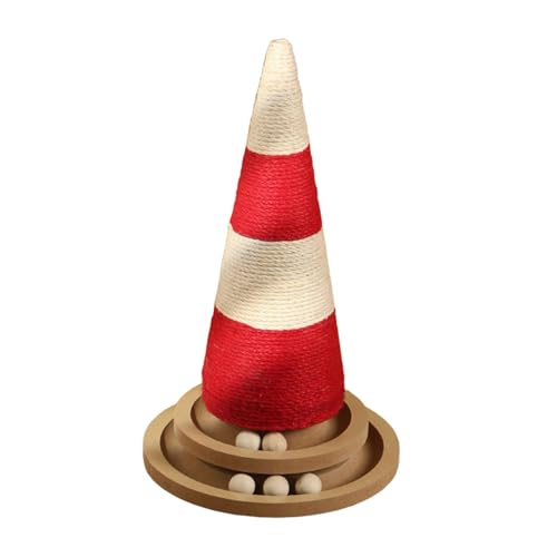 Dualoai Katzenkratzbaum mit Juteseil, Vertikalkratzer mit Schleifkralle, Haustierspielzeug von Dualoai