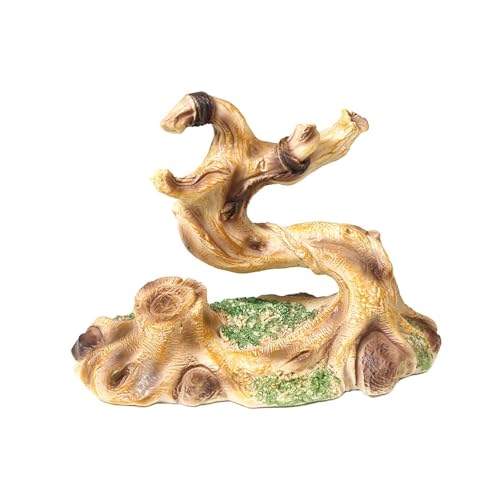 Dualoai Kletterholz Dekoration mit Ästen, Lebensraum Dekoration, Simulation, Strukturiertes Ornament für Aquarium, Kletterholz für Reptilien Und von Dualoai