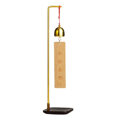 Dualoai Metall Hängen Wind Glocke Schreibtisch Dekor Wind Chime Kalligraphie Pinsel Halter für Home Fenster, Style B von Dualoai