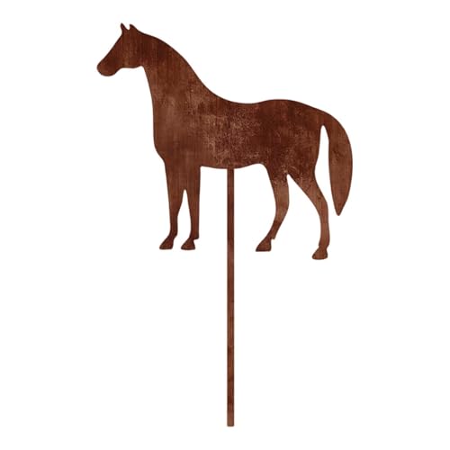 Dualoai Pferde Gartenstecker, Rasen Und Hofornament, Wasserdicht, Realistischer Dekorativer Metall Tierstatuenstecker Dualoai Pferde Gartenstecker, Rasen Und Hofornament, Wasserdicht, Realistischer Dekorativer Metall Tierstatuenstecker von Dualoai