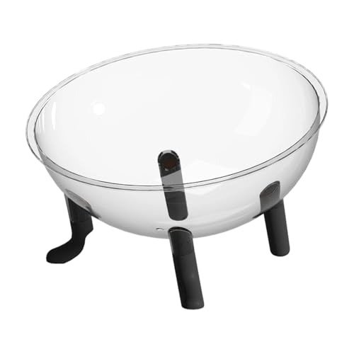 Dualoai Raumkapsel-Katzenbett aus Acryl, Schlafnest für Kätzchen, Möbel, tragbar, erhöhtes Haustierzubehör, stabile transparente Kuppel, Spielzeugschale, Schwarz Dualoai Raumkapsel-Katzenbett aus Acryl, Schlafnest für Kätzchen, Möbel, tragbar, erhöhtes Haustierzubehör, stabile transparente Kuppel, Spielzeugschale, Schwarz von Dualoai