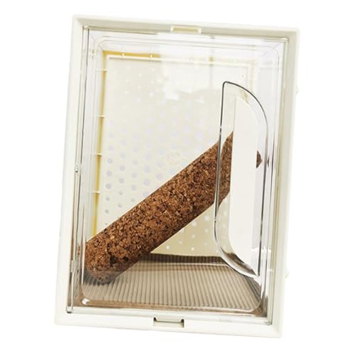 Dualoai Reptilien Terrarium Aus Transparentem Acryl, Lebensraumkäfig, Zuchtbox für Geckos Und Krebse, S Dualoai Reptilien Terrarium Aus Transparentem Acryl, Lebensraumkäfig, Zuchtbox für Geckos Und Krebse, S von Dualoai