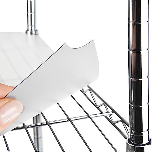 DUALSO Drahtregal-Auskleidung Drahtregal-Matte – dicke Draht-Regalabdeckung – wasserdichte Kunststoff-Regalauskleidung, Metall-Regalauskleidung – einfach zu verwendende Drahtregalabdeckung für Schrank von Dualso