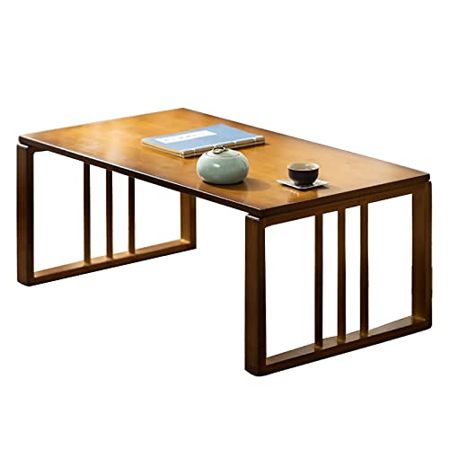 DuanDanHuiShop Couchtisch Tatami-Tisch Faltbarer Tisch Tee Kunst Niedriger Tisch Im Japanischen Stil Kleine Plattform Tisch Bambus Beistelltische Für Wohnzimmer Schlafzimmer Balkon von DuanDanHuiShop