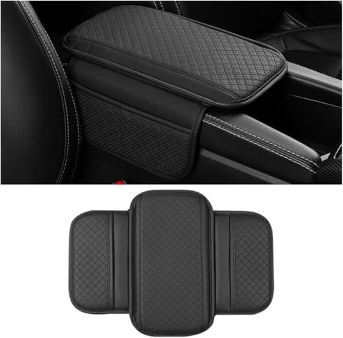 DuanRQ Armlehnen Polster Auto für Ford Everest B-Max C-Max, Leder Armlehnenkissen für Autos Wasserdicht Mittelarmlehne Pad Bezug für Mittelkonsole für Armlehne von DuanRQ