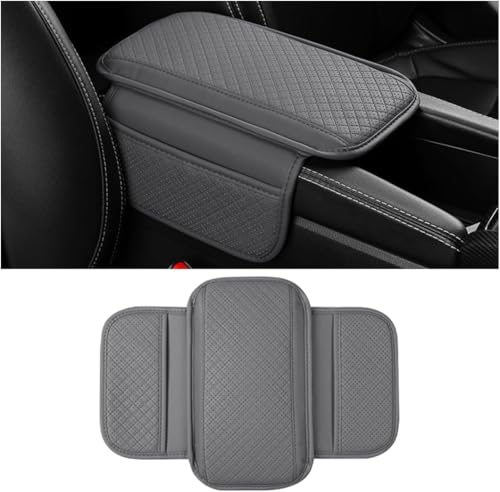 DuanRQ Armlehnen Polster Auto für Ford Everest B-Max C-Max, Leder Armlehnenkissen für Autos Wasserdicht Mittelarmlehne Pad Bezug für Mittelkonsole für Armlehne von DuanRQ