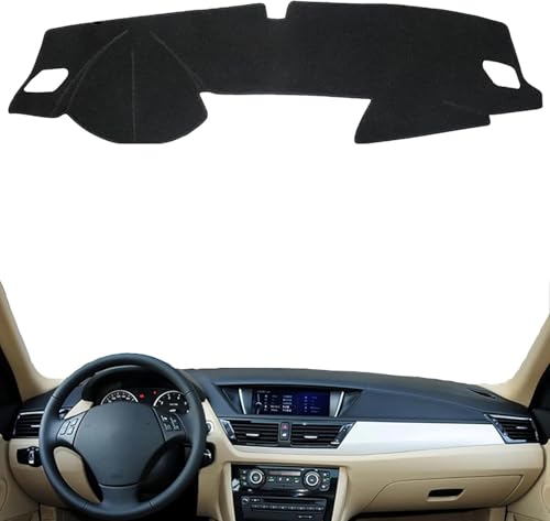 DuanRQ Auto Armaturenbrett Abdeckung für BMW X1 I E84 2010 2011 2012 2013 2014 2015, Abdeckung für Instrumententafel Sonne Schatten Schutz rutschfeste Abdeckmatte von DuanRQ