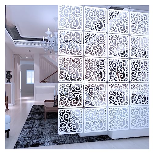 Hängende Raumteilerplatte, Raumteiler-Wandbehang, 1–100 Stück optionale Größe 29 cm x 29 cm(8Pcs) von DuanXing