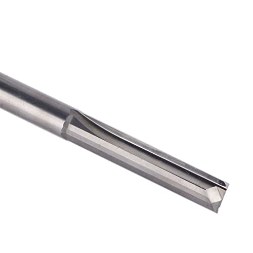 Hochpräziser Schaftfräser aus Wolframkarbid – 2-schneidiger gerader Schlitzfräser for CNC-Fräser, 3,175 mm – 8 mm Schaft, 1 Stück(ST2F-D3.1-L12) von DuanXing