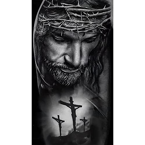 Duanjunwei Leinwand Mit Kunstdruck Christus Dornenkrone Jesus Poster Home Decor Bilder Wohnzimmer Wandkunst 60x90cm von Duanjunwei