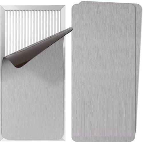 Duanthry 2 Pack Decorative Register Entlüftungsabdeckung 5,5 "X 12" Magnetplatte für die Heimbodenwand Decke RV Entlüftungsabdeckung A Duanthry 2 Pack Decorative Register Entlüftungsabdeckung 5,5 "X 12" Magnetplatte für die Heimbodenwand Decke RV Entlüftungsabdeckung A von Duanthry